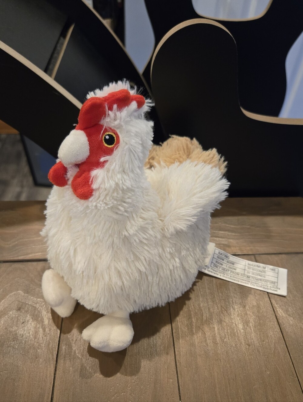 Warmies Heatable Plush White & Red Chicken